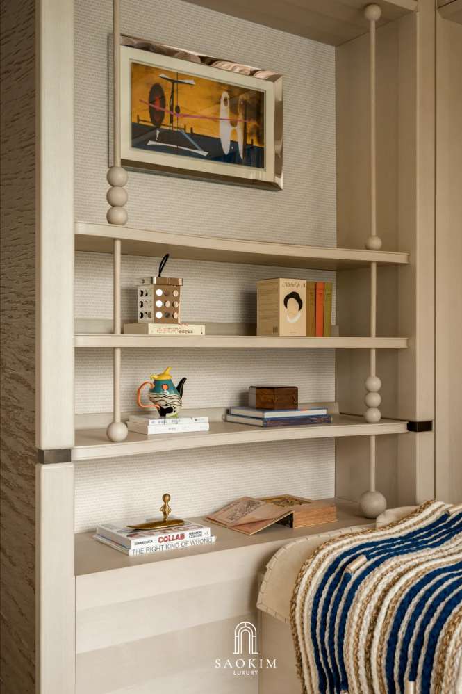Không gian nội thất phòng ngủ 3 tại thiết kế biệt thự phong cách  Contemporary Organic Luxury
